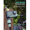 image2Pack RAINPOINT Sprinkler Timer with Brass Swivel Outdoor Hose Timer for Watering Programmable Water Timer with Rain DelayManual Watering Digital Irrigation Timer System for Lawns 1 Outlet