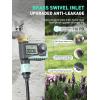 image2Pack RAINPOINT Sprinkler Timer with Brass Swivel Outdoor Hose Timer for Watering Programmable Water Timer with Rain DelayManual Watering Digital Irrigation Timer System for Lawns 1 Outlet