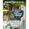 imageRAINPOINT 3 Zone Sprinkler Timer with Brass Inlet Water Timer for Garden HoseRain DelayManualAutomatic Watering System HoseHose Timers for Watering with IP65 Waterproof Large LCD for Yard3 Zone water timer