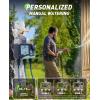 imageRAINPOINT 3 Zone Sprinkler Timer with Brass Inlet Water Timer for Garden HoseRain DelayManualAutomatic Watering System HoseHose Timers for Watering with IP65 Waterproof Large LCD for Yard3 Zone water timer