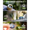 imageRAINPOINT 3 Zone Sprinkler Timer with Brass Inlet Water Timer for Garden HoseRain DelayManualAutomatic Watering System HoseHose Timers for Watering with IP65 Waterproof Large LCD for Yard3 Zone water timer