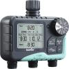 imageRAINPOINT 3 Zone Sprinkler Timer with Brass Inlet Water Timer for Garden HoseRain DelayManualAutomatic Watering System HoseHose Timers for Watering with IP65 Waterproof Large LCD for Yard3 Zone water timer