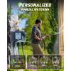 imageRAINPOINT 3 Zone Sprinkler Timer with Brass Inlet Water Timer for Garden HoseRain DelayManualAutomatic Watering System HoseHose Timers for Watering with IP65 Waterproof Large LCD for Yard3 Zone water timer