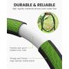 imageRAINPOINT Flat Soaker Hose 50ft 80 WaterSaving Drip Irrigation Hose for Garden Leakproof and Flexible with Anodized Aluminum Ends Double Layer Soaking Hoses for Garden Vegetables GreenGreen