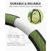 imageRAINPOINT Flat Soaker Hose 50ft 80 WaterSaving Drip Irrigation Hose for Garden Leakproof and Flexible with Anodized Aluminum Ends Double Layer Soaking Hoses for Garden Vegetables GreenGreen