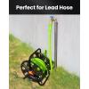 imageRAINPOINT Garden Hose 100ft  lightweight Heavy Duty Water Hose with Swivel Grip  Flexible Hybrid Rubber 58quot Male to Female5ft