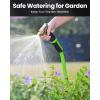 imageRAINPOINT Garden Hose 100ft  lightweight Heavy Duty Water Hose with Swivel Grip  Flexible Hybrid Rubber 58quot Male to Female75ft