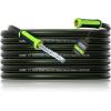imageRAINPOINT Garden Hose 50ft x 58quot Water Hose Flexible Lightweight Hybrid Hose with Swivel Handle Male to Female FittingsBlack