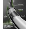 imageRAINPOINT Garden Hose 50ft x 58quot Water Hose Flexible Lightweight Hybrid Hose with Swivel Handle Male to Female FittingsBlack