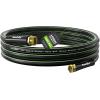 imageRAINPOINT Garden Hose 50ft x 58quot Water Hose Flexible Lightweight Hybrid Hose with Swivel Handle Male to Female FittingsBlack