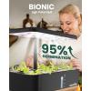 imageRAINPOINT Indoor Hydroponics Growing System13 Pods Hydroponic Garden Planter Vegetable Growing System Kit Kitchen for Women Hydro Garden Herb GrowerBrown