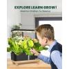 imageRAINPOINT Indoor Hydroponics Growing System13 Pods Hydroponic Garden Planter Vegetable Growing System Kit Kitchen for Women Hydro Garden Herb GrowerBrown