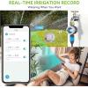 imageRAINPOINT Sprinkler Timer Bluetooth Water Timer Smart Wireless Hose Faucet Timer for Garden Irrigation System Controller APP Remote ControlBluetooth ConnectionWiFi Connection