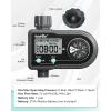 imageRAINPOINT Sprinkler Timer Hose Timer with 3 Individual Programs Water Timer for Garden Hose Faucet Programmable AutomaticManual Irrigation System for Specific Days or Daily Outdoor Lawn WateringPlastic