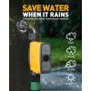 imageRAINPOINT Sprinkler Timer WiFi Water Timer Smart Hose Timer WiFi Sprinkler Controller Automatic Watering System Irrigation Water Valve APP ampamp Voice Control Weatherbased Auto Rain Delay For Garden