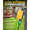 imageRAINPOINT Sprinkler Timer WiFi Water Timer Smart Hose Timer WiFi Sprinkler Controller Automatic Watering System Irrigation Water Valve APP ampamp Voice Control Weatherbased Auto Rain Delay For Garden