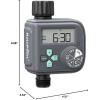 imageRAINPOINT Sprinkler Timer with 3 Independent Programs Water Timer with Rain DelayManualAutomatic Irrigation Timer System Waterproof Hose Timer 1 Outlet for Garden Lawn YardPlastic