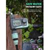 imageRAINPOINT Sprinkler Timer with Brass Swivel Water Timer for Garden Hose Programmable Hose Timer with Rain DelayManual Watering Digital Irrigation Timer System for Lawns 1 OutletPlastic