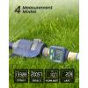imageRAINPOINT Water Flow Meter with Brass Inlet ampamp Outlet 180 ScreenFlip Water Meter Measure GallonLiter Consumption for RV Filling Garden Watering Sprinkler and Hoze NozzleGray