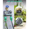 imageRAINPOINT Water Timer for Garden Hose  Sprinkler Timer with Brass Swivel  Rain DelayManual WateringAutomatic Irrigation Programmable Faucet Timer for Yard 2 Outlet2