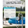 imageRAINPOINT WiFi Sprinkler Timer Water Timer Brass Inlet Smart Hose Faucet Timer Automatic Irrigation System Controller for Yard Watering APP Control via 24Ghz WiFi and Bluetooth V2 2025 Release