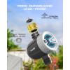 imageRAINPOINT WiFi Sprinkler Timer Water Timer Brass Inlet Smart Hose Faucet Timer Automatic Irrigation System Controller for Yard Watering APP Control via 24Ghz WiFi and Bluetooth V2 2025 Release