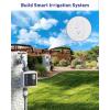 imageRAINPOINT WiFi Sprinkler Timer Water Timer for Garden Hose Smart Hose Faucet Timer Automatic Irrigation System Controller APP Control via 24Ghz WiFi Voice Control for Yard Lawn Watering