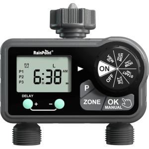 imageRAINPOINT Sprinkler Timer 2 Zone