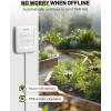 imageRAINPOINT 8 Zone Smart Sprinkler Controller  Local Weather Intelligence WiFi Sprinkler System Controller Easy Install APP Control Irrigation System Sprinkler Timer for Garden Yard