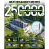 imageRAINPOINT 8 Zone Smart Sprinkler Controller  Local Weather Intelligence WiFi Sprinkler System Controller Easy Install APP Control Irrigation System Sprinkler Timer for Garden Yard