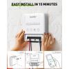 imageRAINPOINT 8 Zone Smart Sprinkler Controller  Local Weather Intelligence WiFi Sprinkler System Controller Easy Install APP Control Irrigation System Sprinkler Timer for Garden Yard