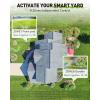 imageRAINPOINT 8 Zone Smart Sprinkler Controller  Local Weather Intelligence WiFi Sprinkler System Controller Easy Install APP Control Irrigation System Sprinkler Timer for Garden Yard