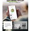 imageRAINPOINT 8 Zone Smart Sprinkler Controller  Local Weather Intelligence WiFi Sprinkler System Controller Easy Install APP Control Irrigation System Sprinkler Timer for Garden Yard