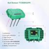 imageRAINPOINT Bluetooth Soil Moisture Temperature Test Kit 2in1 Plant Soil Test Kit Digital Soil Hygrometer Sensor for Gardening Indoor ampamp Outdoor PlantsOnly Bluetooth Not Controlled by APP