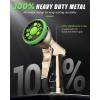 imageRAINPOINT Garden Hose Nozzle Heavy Duty Metal Water Hose Sprayer Nozzle with 9 Adjustable Spray Patterns High Pressure Hand Sprayer for Watering Plants Lawns Car and Pet Washing 2 BlackGreen