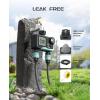 imageRAINPOINT Sprinkler Timer 2 Outlet Water Timer for Garden Hose Programmable Drip Irrigation Timer for Yard Outdoor Watering Rain DelayManualAutomatic System Controller 25quot LCD V2Plastic