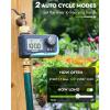 imageRAINPOINT Sprinkler Timer with Brass Inlet ampamp Outlet Programmable Hose Timer for Garden Soaker Hose Water Timer with Rain DelayManual Watering System Digital Drip Irrigation for Yard Lawn