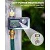 imageRAINPOINT Sprinkler Timer with Brass Inlet ampamp Outlet Programmable Hose Timer for Garden Soaker Hose Water Timer with Rain DelayManual Watering System Digital Drip Irrigation for Yard Lawn