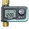 imageRAINPOINT Sprinkler Timer with Brass Inlet ampamp Outlet Programmable Hose Timer for Garden Soaker Hose Water Timer with Rain DelayManual Watering System Digital Drip Irrigation for Yard Lawn