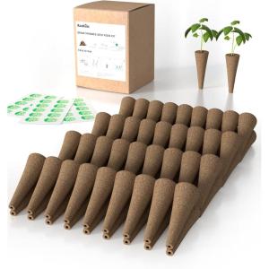 imageRAINPOINT 52 PCS Grow Sponges ampamp 60 PCS Blackout Sticker Replacement Seed Starter Sponges for All Brands Hydroponic System Indoor Grow Anything Kit
