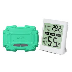 imageRAINPOINT Bluetooth Soil Moisture Temperature Test Kit 2in1 Plant Soil Test Kit Digital Soil Hygrometer Sensor for Gardening Indoor ampamp Outdoor PlantsOnly Bluetooth Not Controlled by APP