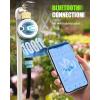imageRAINPOINT Bluetooth Hose Timer with Brass InletSmart Water Timer for Garden HoseSprinkler Timer with Rain DelayManualAuto Watering App Control