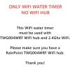 imageRAINPOINT WiFi Water Timer Smart Sprinkler Timer Hose Timer WiFi Irrigation Controller Smart Sprinkler System Valve APP ampamp Voice Control WeatherBased Automatic Rain Delay Brass Inlet ampamp OutletTimer without WiFi hub
