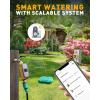 imageRAINPOINT WiFi Water Timer Smart Sprinkler Timer Hose Timer WiFi Irrigation Controller Smart Sprinkler System Valve APP ampamp Voice Control WeatherBased Automatic Rain Delay Brass Inlet ampamp OutletTimer without WiFi hub