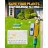 imageRAINPOINT WiFi Water Timer Smart Sprinkler Timer Hose Timer WiFi Irrigation Controller Smart Sprinkler System Valve APP ampamp Voice Control WeatherBased Automatic Rain Delay Brass Inlet ampamp OutletTimer without WiFi hub