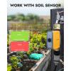 imageRAINPOINT WiFi Water Timer Smart Sprinkler Timer Hose Timer WiFi Irrigation Controller Smart Sprinkler System Valve APP ampamp Voice Control WeatherBased Automatic Rain Delay Brass Inlet ampamp OutletTimer with WiFi hub
