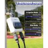 imageRAINPOINT WiFi Water Timer for Garden Hose  6 Separate Plan Watering by Gallon and Time Irrigation ampamp Mist Mode Easy to Use  2 Zone Smart Weather WiFi Sprinkler Timer for Lawnampamp Yard Care