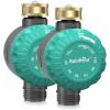 imageRAINPOINT 2Pack Mechanical Sprinkler Timer with Brass Swivel Water Timer for Garden Hose Waterproof Hose Timer for Watering 1 Outlet No Batteries Required