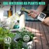 imageRAINPOINT WiFi Water Flow Meter Smart Water Meter with 4 Flow Mode Meassure GPM Water Consumption Flow Meter for Outdoor Garden Hose Watering RV Tank Pool Filling Without Gateway