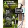 imageRAINPOINT Sprinkler Timer 4 Outlets Hose Timers 4 Zone Water Timer for Watering with Rain DelayManualAutomatic Timed Irrigation Controller System for LawnSky Blue